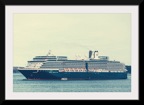 "A Majestic Cruise Ship Sailing on the Ocean"