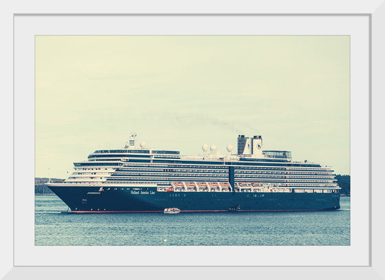 "A Majestic Cruise Ship Sailing on the Ocean"