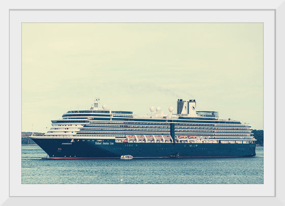 "A Majestic Cruise Ship Sailing on the Ocean"