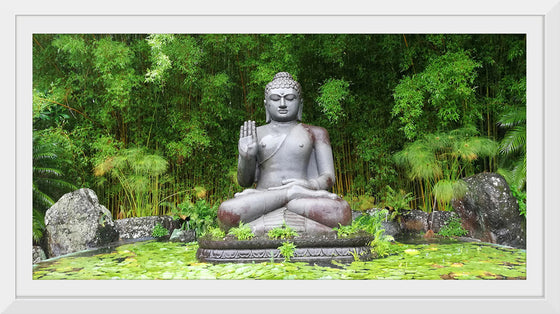 "Buddha Statue Surrounded By Greenery", Gerhard Lipold