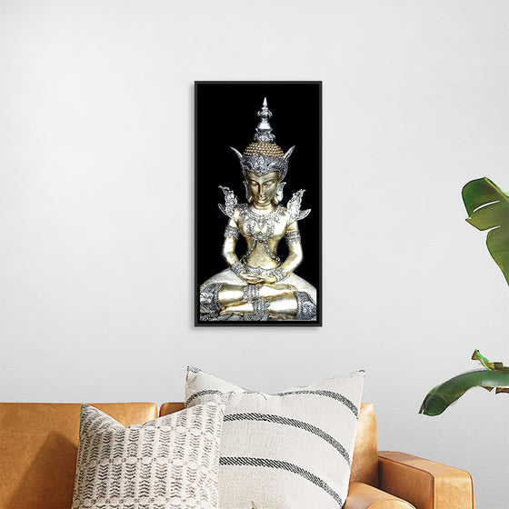 "Meditating Buddha Iconic Statue"