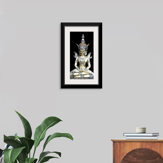 "Meditating Buddha Iconic Statue"