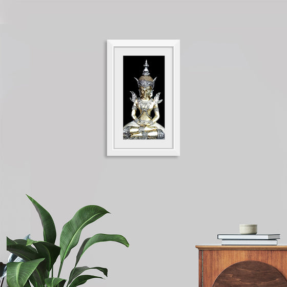 "Meditating Buddha Iconic Statue"