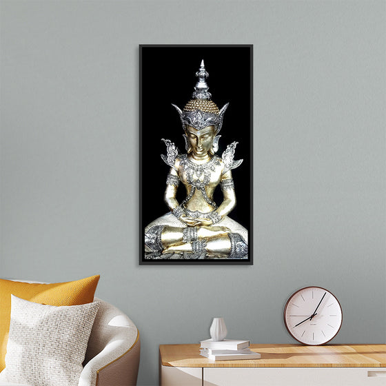 "Meditating Buddha Iconic Statue"