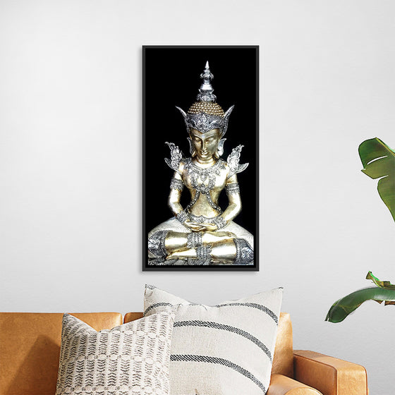 "Meditating Buddha Iconic Statue"