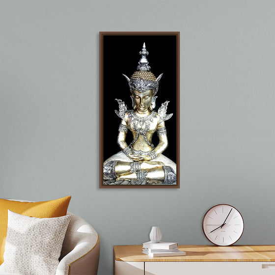 "Meditating Buddha Iconic Statue"