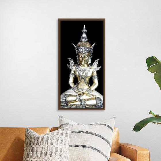 "Meditating Buddha Iconic Statue"