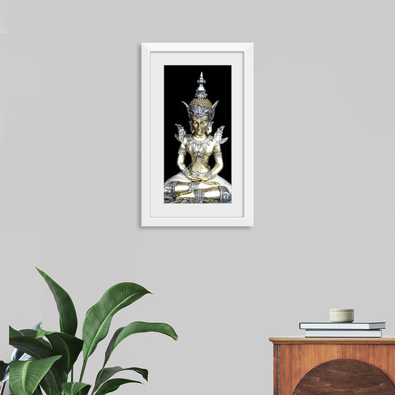 "Meditating Buddha Iconic Statue"