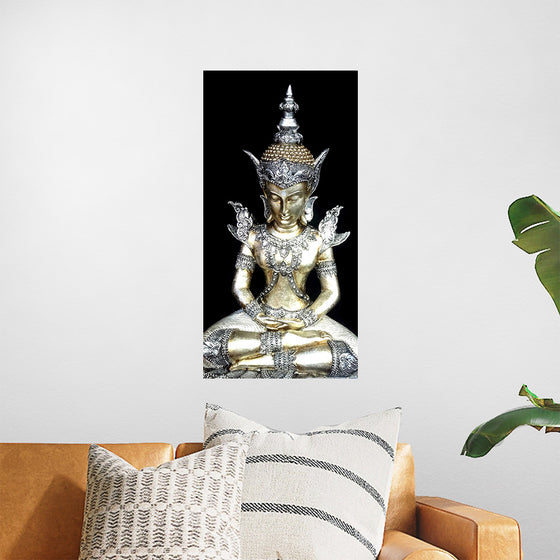 "Meditating Buddha Iconic Statue"