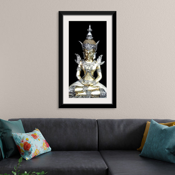 "Meditating Buddha Iconic Statue"