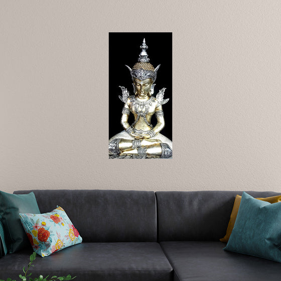 "Meditating Buddha Iconic Statue"