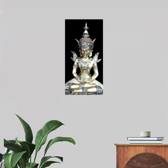 "Meditating Buddha Iconic Statue"