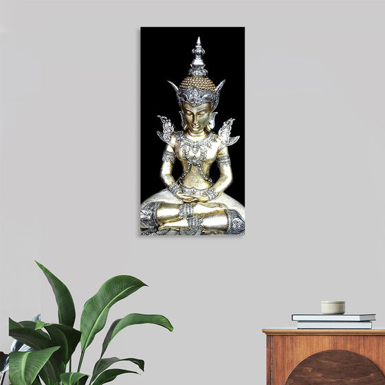 "Meditating Buddha Iconic Statue"