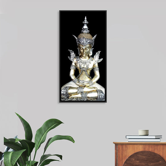 "Meditating Buddha Iconic Statue"