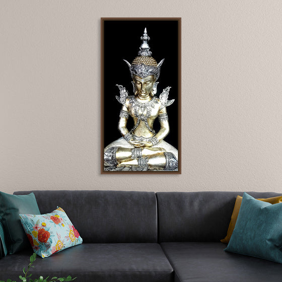 "Meditating Buddha Iconic Statue"