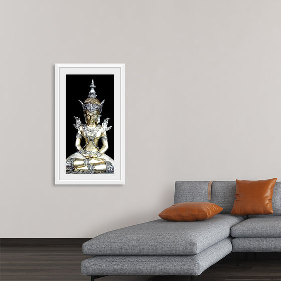 "Meditating Buddha Iconic Statue"