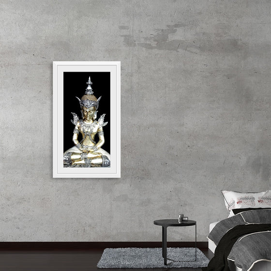 "Meditating Buddha Iconic Statue"