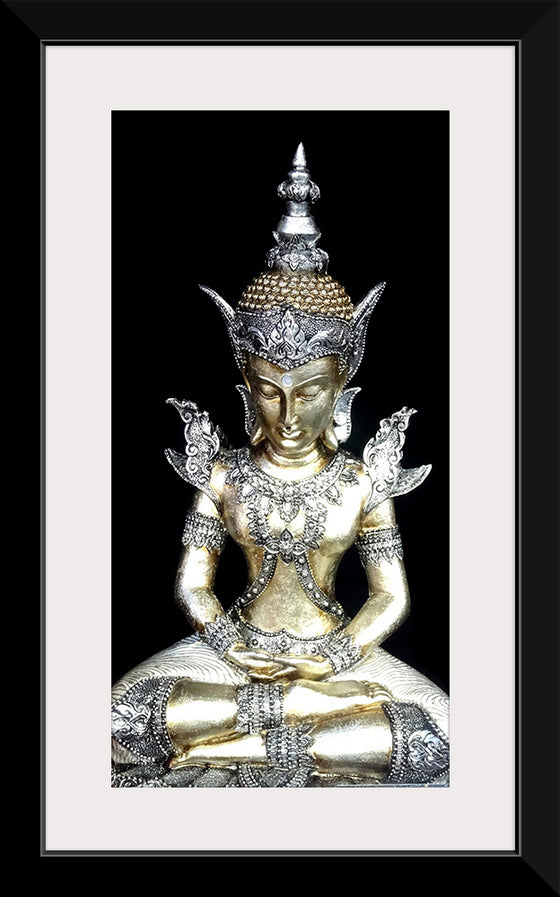 "Meditating Buddha Iconic Statue"