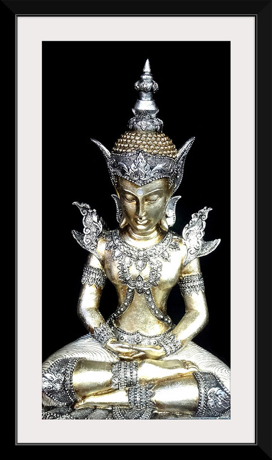 "Meditating Buddha Iconic Statue"