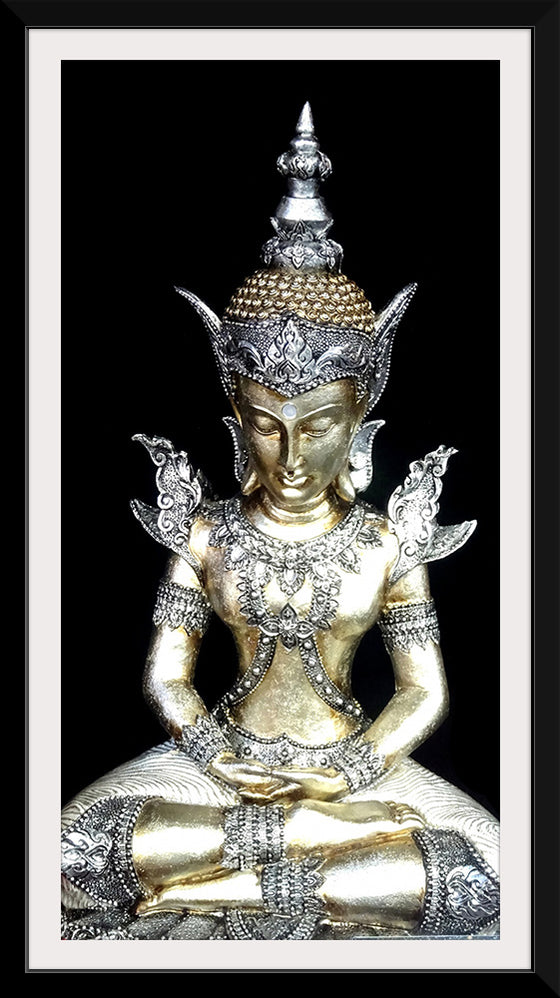 "Meditating Buddha Iconic Statue"