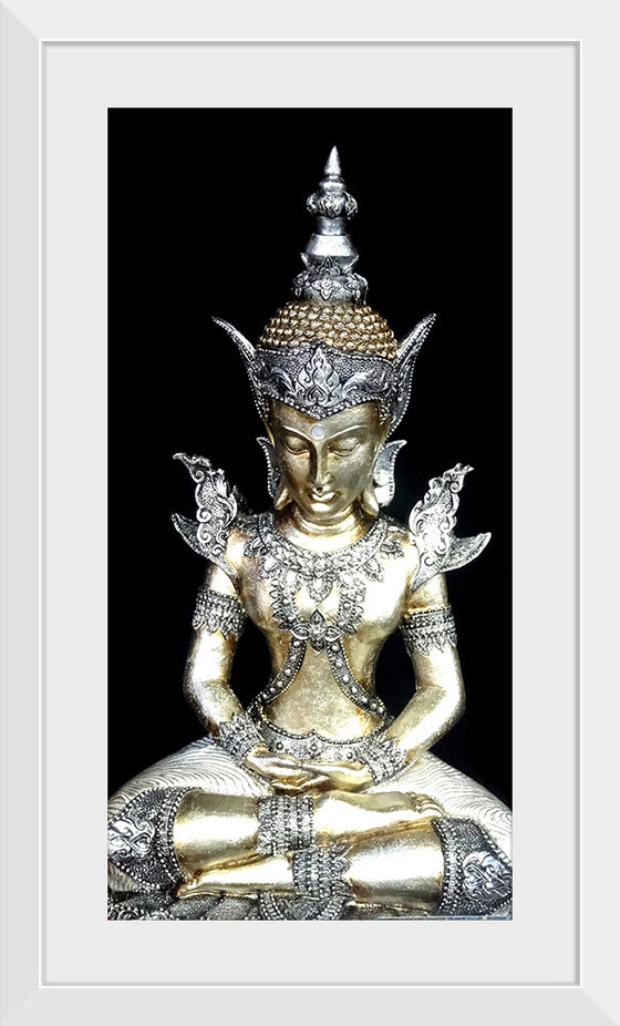 "Meditating Buddha Iconic Statue"