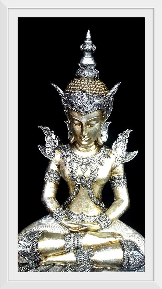 "Meditating Buddha Iconic Statue"