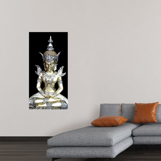 "Meditating Buddha Iconic Statue"