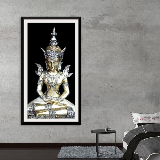 "Meditating Buddha Iconic Statue"