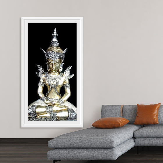 "Meditating Buddha Iconic Statue"