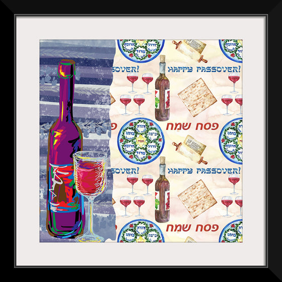 "Happy Passover Seder Greeting", Linnaea Mallette