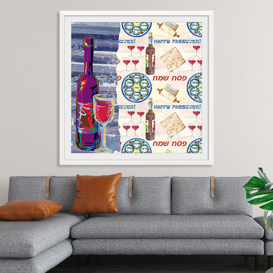 "Happy Passover Seder Greeting", Linnaea Mallette