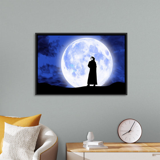 "Arab Woman in Front of Full Moon"