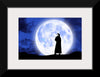 "Arab Woman in Front of Full Moon"