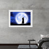 "Arab Woman in Front of Full Moon"