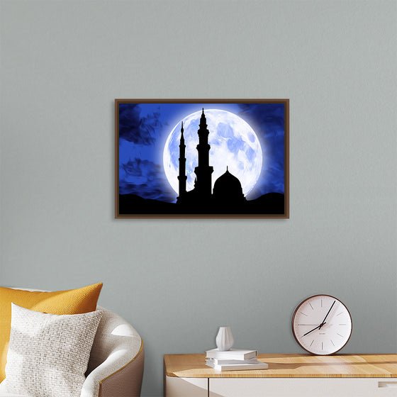 "Mosque Masjid Moon",  Eid Ramadan