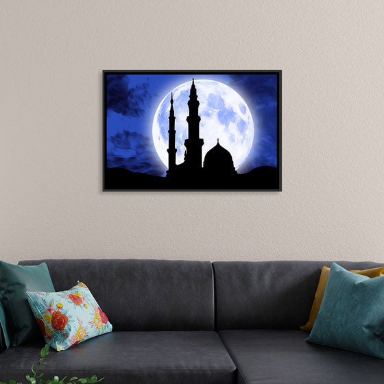 "Mosque Masjid Moon",  Eid Ramadan