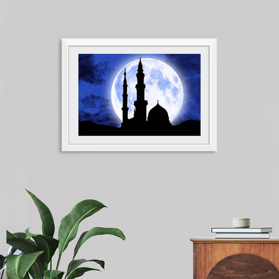 "Mosque Masjid Moon",  Eid Ramadan