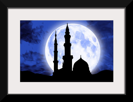 "Mosque Masjid Moon",  Eid Ramadan