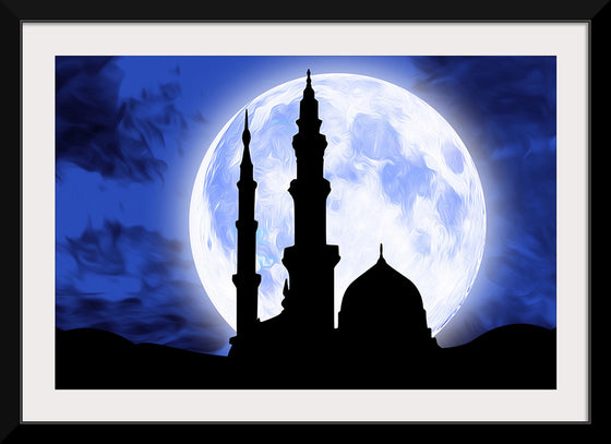 "Mosque Masjid Moon",  Eid Ramadan