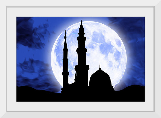 "Mosque Masjid Moon",  Eid Ramadan