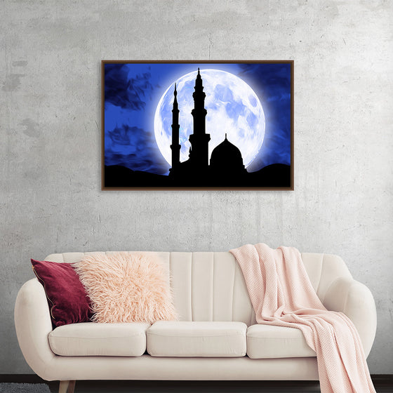 "Mosque Masjid Moon",  Eid Ramadan