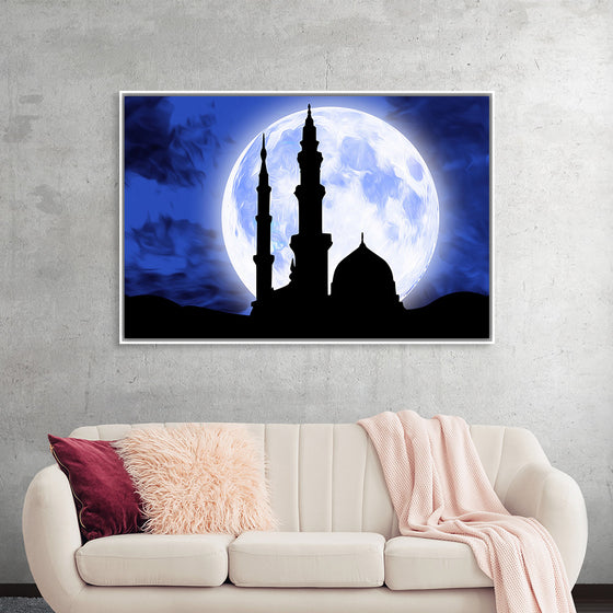 "Mosque Masjid Moon",  Eid Ramadan