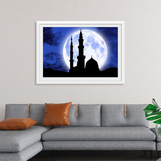 "Mosque Masjid Moon",  Eid Ramadan