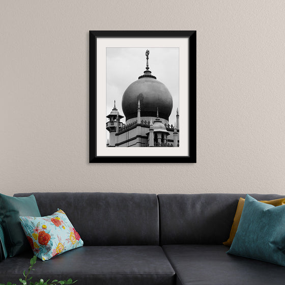 "Sultan Mosque Close-up"