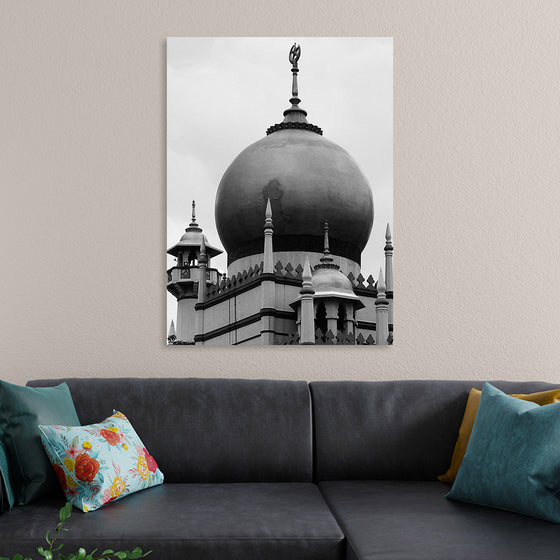 "Sultan Mosque Close-up"