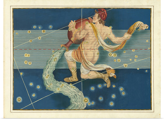 "Aquarius Vintage Zodiac Art", Johann Bayer