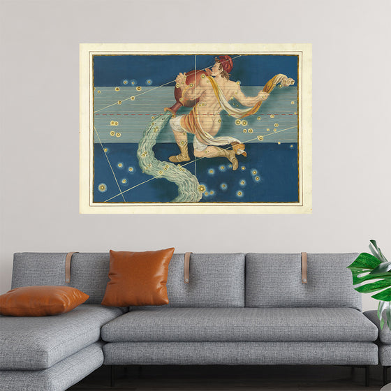 "Aquarius Vintage Zodiac Art", Johann Bayer