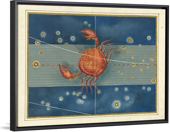 "Cancer Vintage Zodiac Art", Johann Bayer