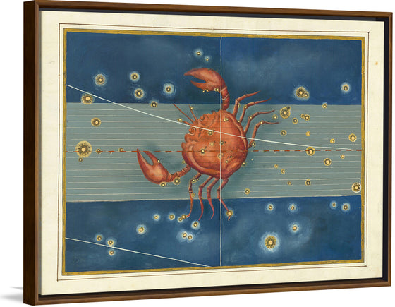 "Cancer Vintage Zodiac Art", Johann Bayer