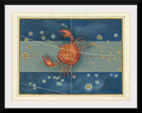 "Cancer Vintage Zodiac Art", Johann Bayer